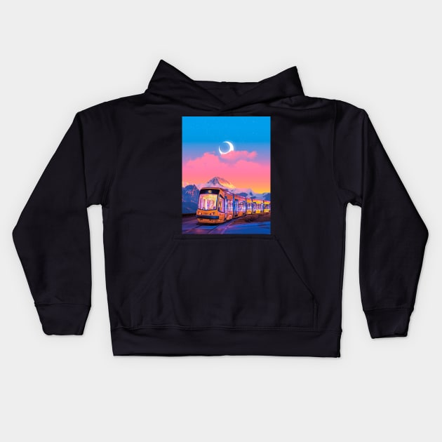 Express of dreams Kids Hoodie by funglazie